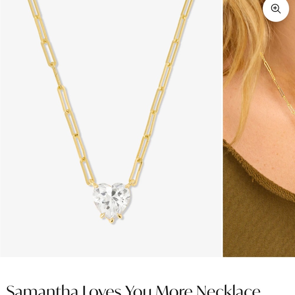 Samantha Loves You More Gold Necklace